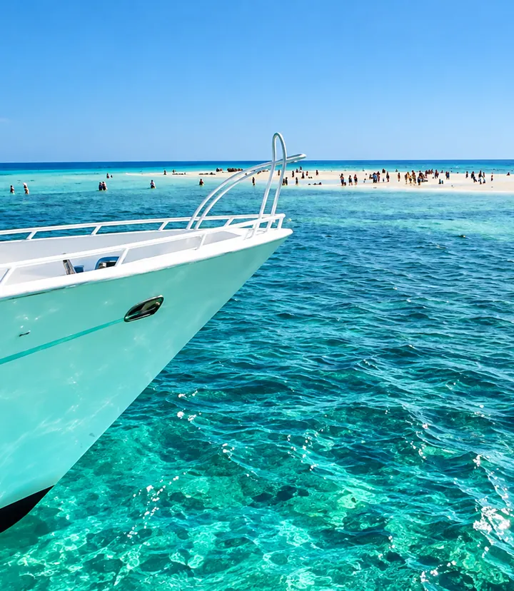 Yacht trip to Ras Mohammed & White Island
